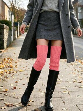 Knitted Thigh High Socks